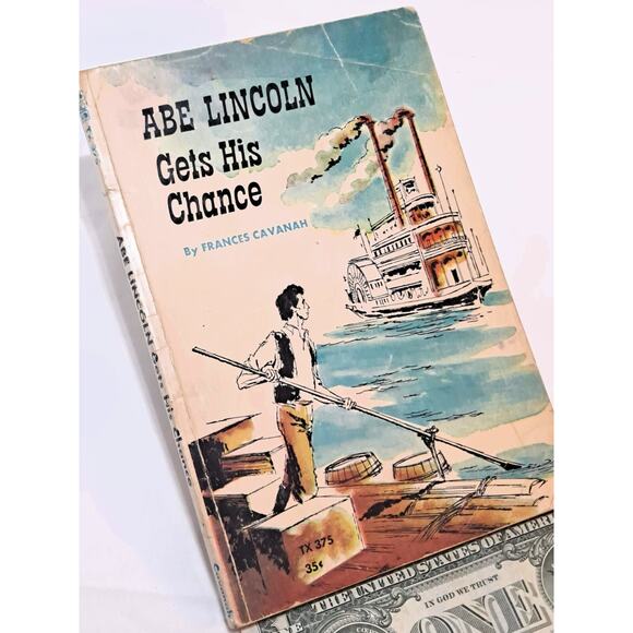 Abe Lincoln Gets His Chance by Francis Cavanah (1963 1st Thus Scholastic PB) - Picture 9 of 9